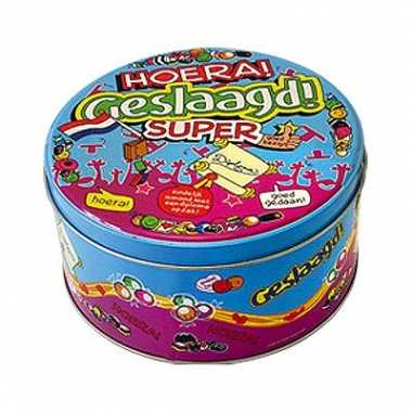 Geslaagd snoeptrommel kado